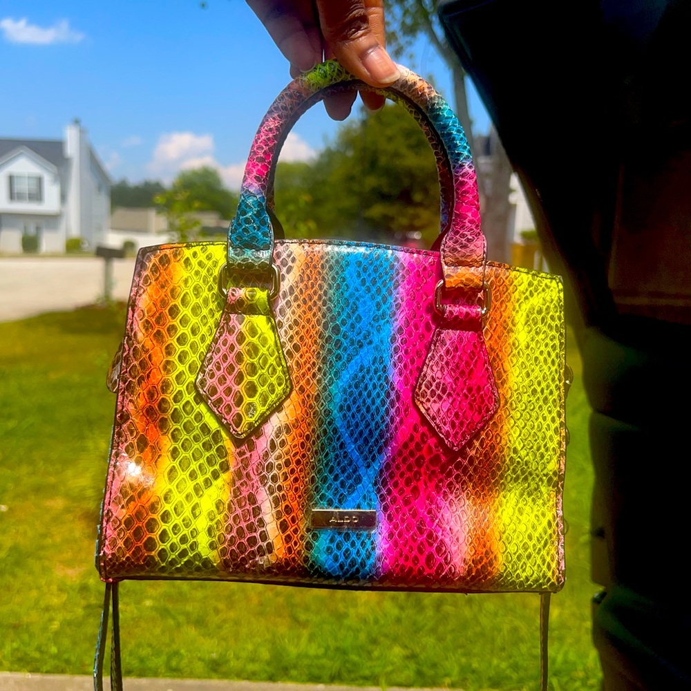 Aldo snake skin bag